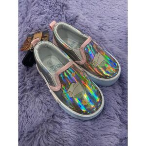 Elsa Ground Up Disney Slip on Shoes‎ Baby/Toddler size 6